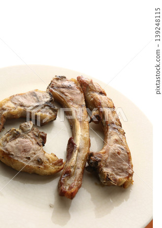 Lamb Meat Dish Ready to Eat with Roasted Texture Lamb Meat Dish Ready to Eat with Roasted Texture 139248115
