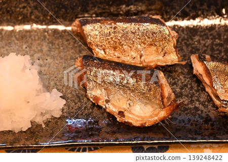 Delicious grilled saury Delicious grilled saury 139248422