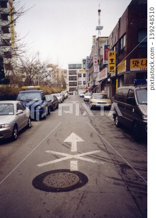 Urban Street in Korean City 139248510