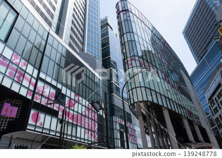 A view of the canyons between the skyscrapers of Shibuya: Shibuya Sakura Stage A view of the canyons between the skyscrapers of Shibuya: Shibuya Sakura Stage 139248778