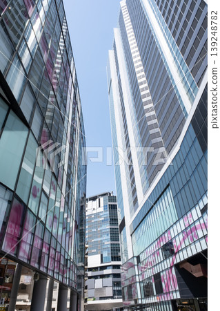 A view of the canyons between the skyscrapers of Shibuya: Shibuya Sakura Stage A view of the canyons between the skyscrapers of Shibuya: Shibuya Sakura Stage 139248782