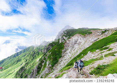Central Alps, Senjojiki Cirque, Ridge of Mt. Hoken Central Alps, Senjojiki Cirque, Ridge of Mt. Hoken 139249248