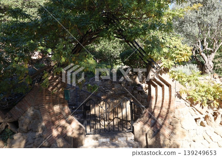 Stairs in the garden Stairs in the garden 139249653