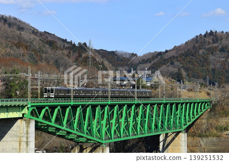 The Chuo Line crossing Torisawa Bridge 139251532
