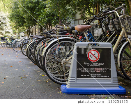 Abandoned bicycles threaten safety during emergencies: Evacuation routes and the bicycle parking problem in action. Abandoned bicycles threaten safety during emergencies: Evacuation routes and the bicycle parking problem in action. 139251555