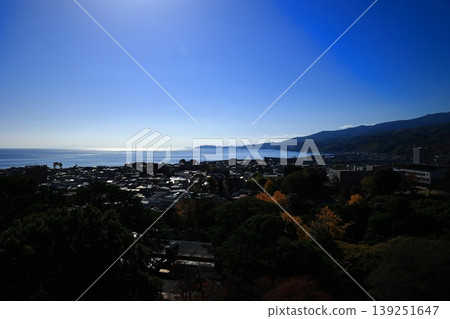 Suruga Bay as seen from Odawara Castle Suruga Bay as seen from Odawara Castle 139251647