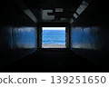 The sea seen from the tunnel 139251650