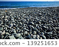 Round stones on Miyukigahama beach 139251653