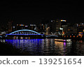 Komagata Bridge and a houseboat 139251654