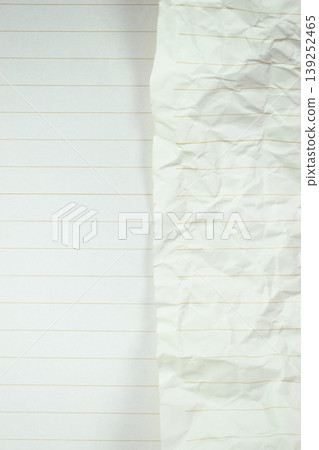 crumpled line paper texture background, blank sheet notebook crumpled line paper texture background, blank sheet notebook 139252465