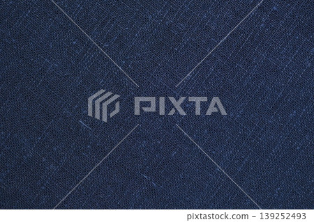 blue hemp viscose natural fabric cloth color, sackcloth rough texture of textile fashion blue hemp viscose natural fabric cloth color, sackcloth rough texture of textile fashion 139252493