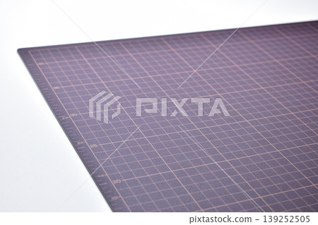 black cutting mat board on white background with line and scale measure guide pattern for object art design, tool equipment of diy craft work black cutting mat board on white background with line and scale measure guide pattern for object art design, tool equipment of diy craft work 139252505