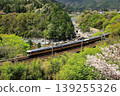 The Chuo Main Line runs through Nezame-no-Toko, amidst the fresh greenery of spring. 139255326