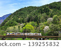 The Chuo Main Line runs through the lush green Kiso region. 139255832