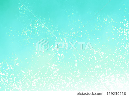 綠色背景上閃爍著粒子。 綠色背景上閃爍著粒子。 139259238