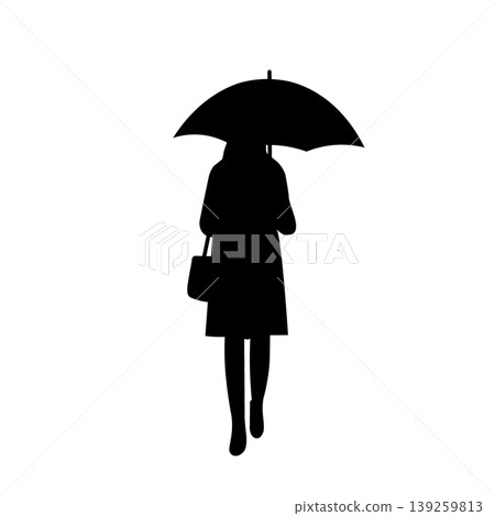 雨天人物剪影:商人、女人、男人、商務人士、情侶、剪影 雨天人物剪影:商人、女人、男人、商務人士、情侶、剪影 139259813