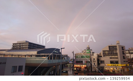 Seya Station and a rainbow after the rain. 139259934