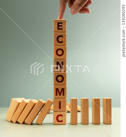 Economic crisis prevention, warning sign, and risk management. Economic uncertainty Economic crisis prevention, warning sign, and risk management. Economic uncertainty 139260293