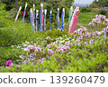 Ancient Izumo Royal Mausoleum Hill and Carp Streamers 139260479