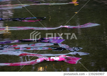 Summer Kyoto Yuzen Nagashi on the Kamo River Summer Kyoto Yuzen Nagashi on the Kamo River 139260907