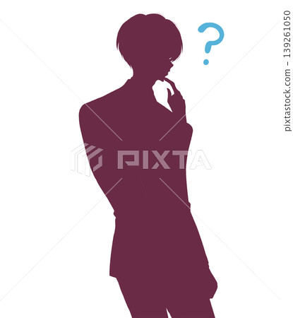 身穿西裝的男性上班族；一個神祕的身影。 139261050