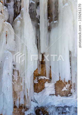 Icicles on the rocks Icicles on the rocks 139261270