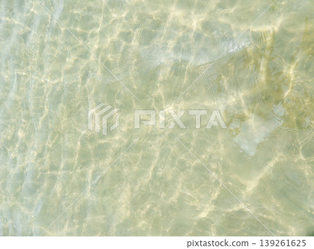 Crystal Clear Shallow Tropical Ocean Water with Sandy Bottom and Natural Light Ripples Crystal Clear Shallow Tropical Ocean Water with Sandy Bottom and Natural Light Ripples 139261625