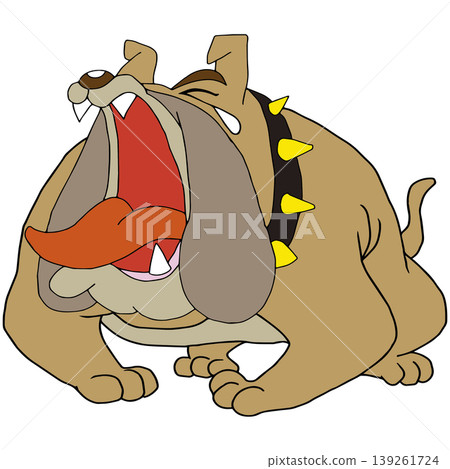 Fun animal illustration ☆ Bulldog Fun animal illustration ☆ Bulldog 139261724