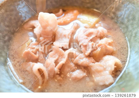 Dipping sauce with plenty of ingredients 139261879
