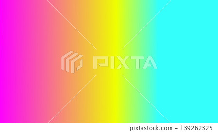 vibrant rainbow neon pink yellow and cyan gradient 139262325