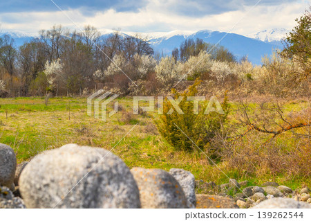 Spring landscape in Bansko Bulgaria Spring landscape in Bansko Bulgaria 139262544