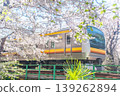 A view of a Nambu Line train from the cherry tree-lined street at Nikaryo-yosui Shukugawara. A view of a Nambu Line train from the cherry tree-lined street at Nikaryo-yosui Shukugawara. 139262894