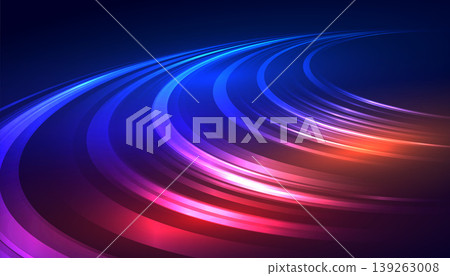 beautiful light trail backdrop banner with glowing neon effect beautiful light trail backdrop banner with glowing neon effect 139263008