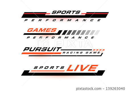 collection of lower third sports news bar header design collection of lower third sports news bar header design 139263040