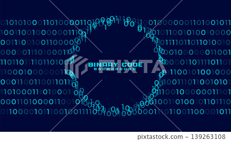 digital binary code data techno concept background design 139263108