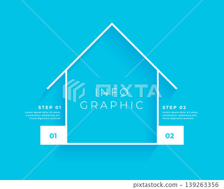 real estate house infographic template for business marketing 139263356