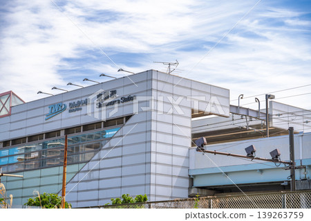 Exterior view of Shinonome Station on the Rinkai Line, Koto Ward, Tokyo 139263759