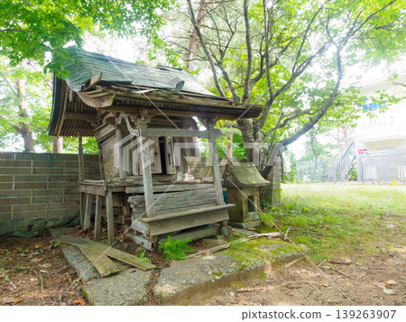 月山山頂的神社 139263907