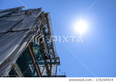 東京目黑區城市景觀：山手街的建築工地 139264054