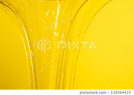 Abstract yellow background with viscous honey texture. Abstract yellow background with viscous honey texture. 139264425