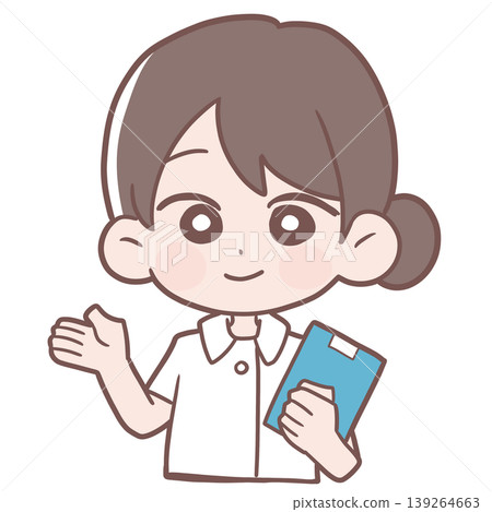 Female nurse to guide Female nurse to guide 139264663