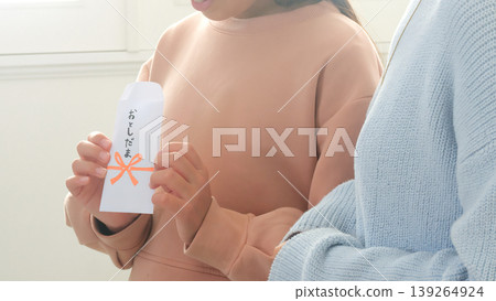 New Year's money relatives family image New Year's money relatives family image 139264924