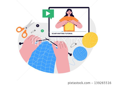 DIY Class Vector Illustration Featuring Craft Workshop Creative Handmade Activities, Pottery, Painting, Sewing, Art Learning, Hobby Studio Design DIY Class Vector Illustration Featuring Craft Workshop Creative Handmade Activities, Pottery, Painting, Sewing, Art Learning, Hobby Studio Design 139265516