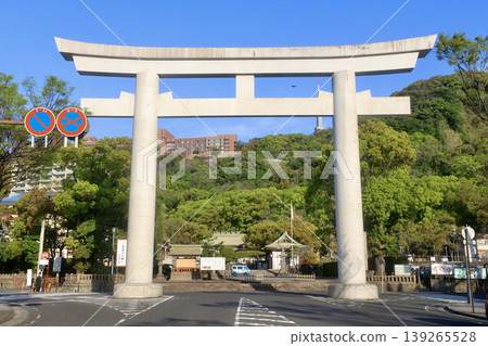照國神社及其大型鳥居(鹿兒島縣鹿兒島市) 照國神社及其大型鳥居(鹿兒島縣鹿兒島市) 139265528