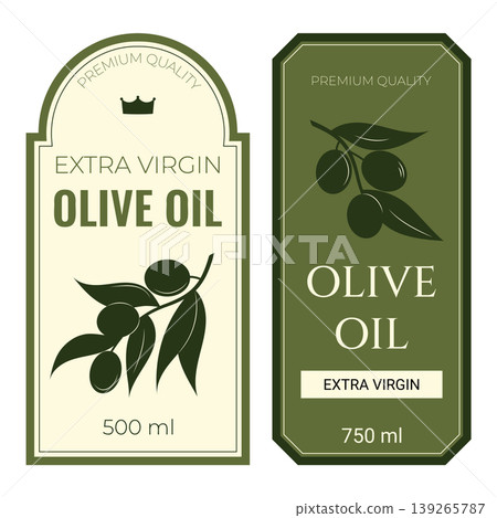 olive oil labels olive oil labels 139265787