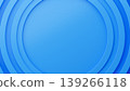 Blue concentric ring 3D rendering abstract background 139266118