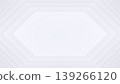 White hexagonal concentric 3D rendering abstract background 139266120
