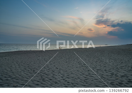 靜岡縣磐田市鮫島海灘景色 靜岡縣磐田市鮫島海灘景色 139266792