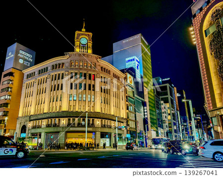 Night view of Tokyo · Ginza Night view of Tokyo · Ginza 139267041