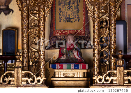 Old Buddhist altar Old Buddhist altar 139267436